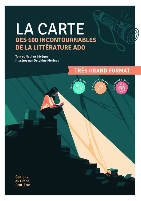 La Carte des 100 incontournables de la littérature ado