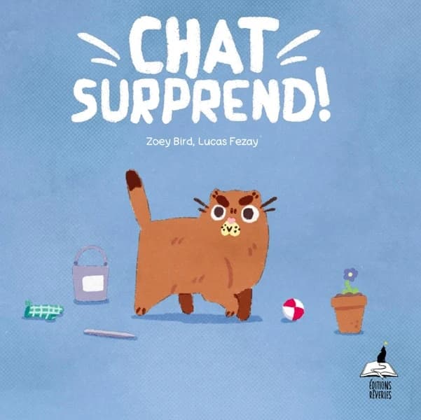 Chat surprend !