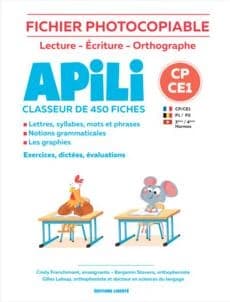 Apili : Classeur de 500 fiches : Fichier photocopiable : exercices, dictées, évaluations