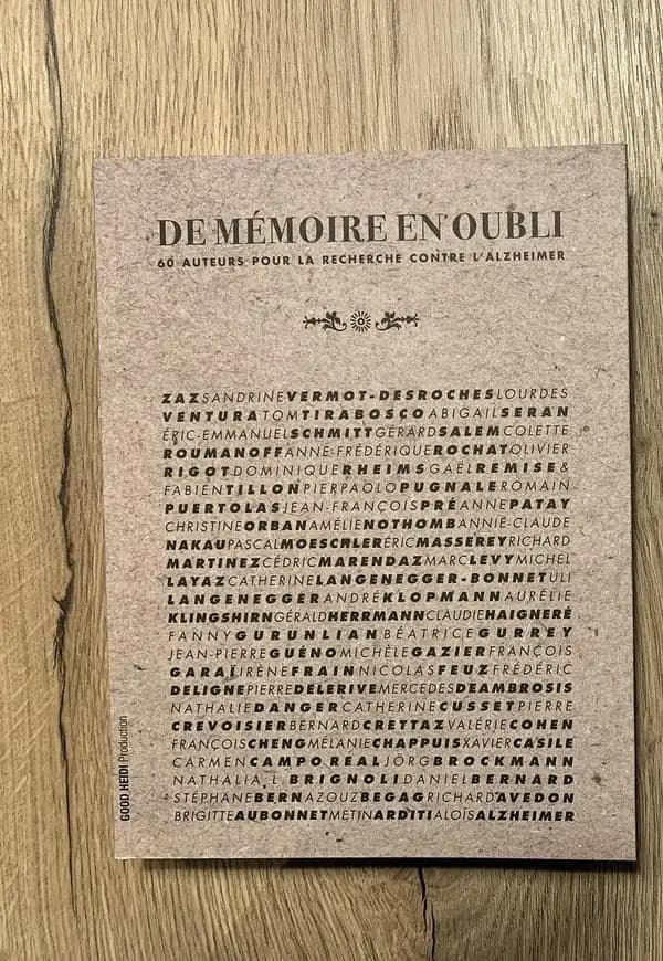 De mémoire en oubli