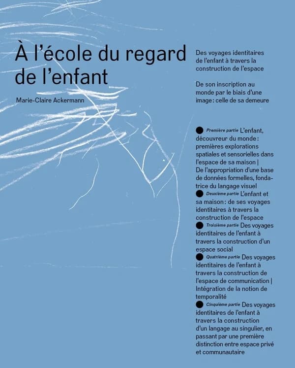 A l'école du regard de l'enfant : des voyages identitaires de l’enfant à travers la construction de l’espace : de son inscription au monde par le biais d’une image - celle de sa demeure