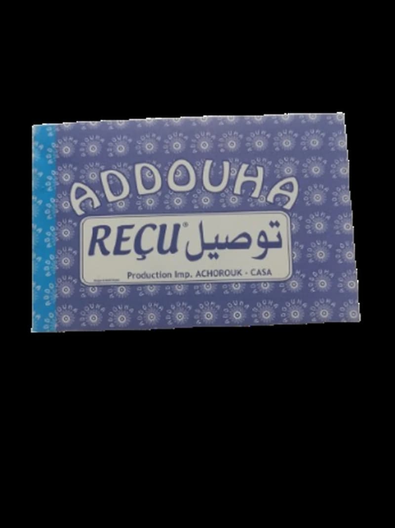 Carnet de Reçu - 100 Feuilles