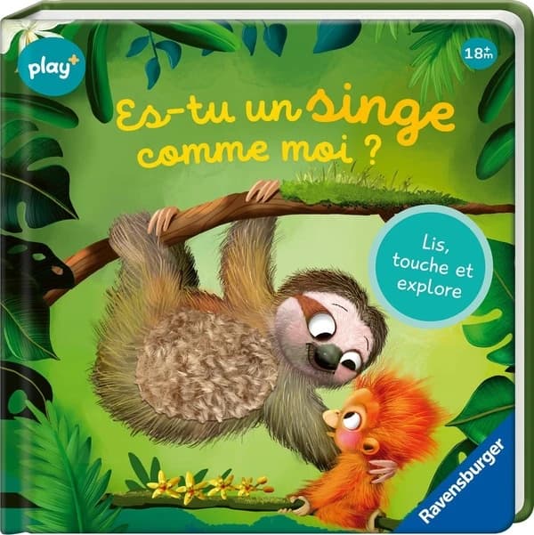 Es-tu un singe comme moi ? : lis, touche et explore