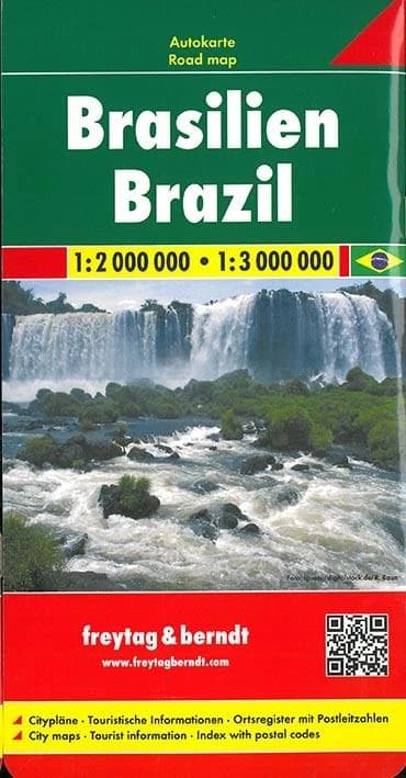 Brazil : Autokarte (Nouvelle éd.) [réalisé et publié par] Freytag-Berndt ; [diff. par Cartothèque EGG] : Brasil : Brazilië : Brazil : Brésil : Brasile