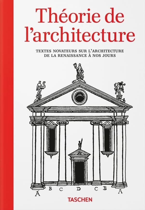Théorie de l'architecture : textes novateurs sur l'architecture de la Renaissance à nos jours ([Nouvelle éd.]) préface de Bernd Evers et introduction de Christof Thoenes ; [publié] en collaboration avec la Kunstbibliothek der Staatlichen Museen zu Berlin