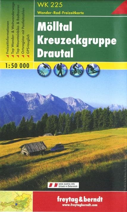 Molltal, Kreuzeckgruppe, Drautal ; WK 225