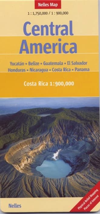 Central America ; Yucatan, Belize, guatemala, El Salvador, Honduras, Nicaragua, Costa Rica, Panama (édition 2010)