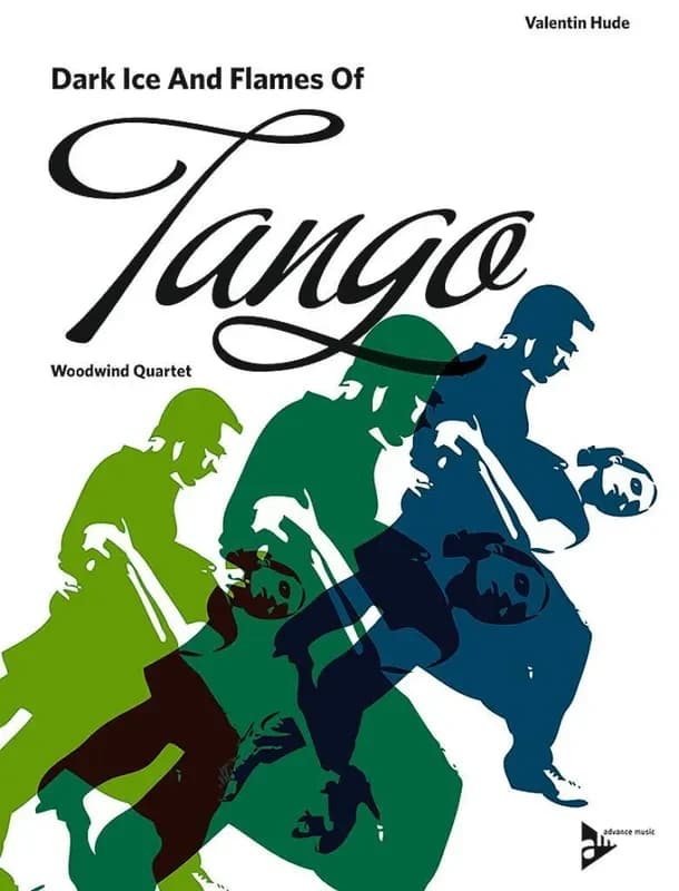 Dark ice and flames of tango clarinette-partition+parties separees
