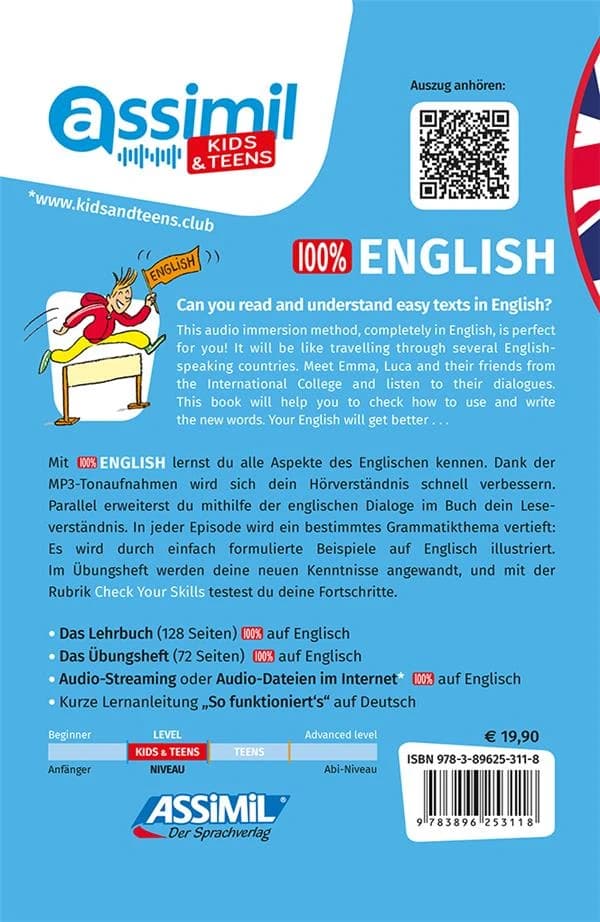 100% english