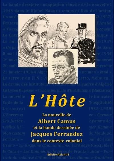"l'hote". la nouvelle d'albert camus et la bd de jacques ferrandez dans le contexte colonial