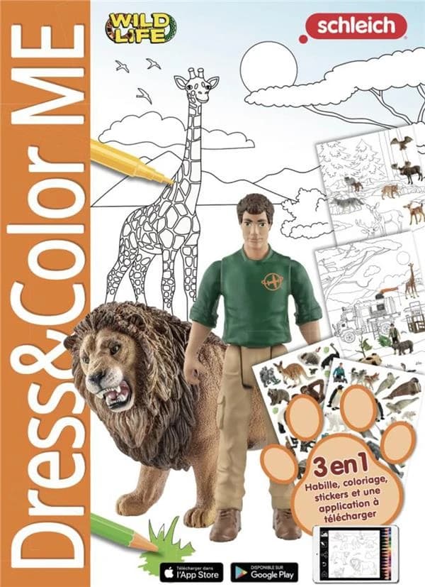 Schleich wild life dress & color me