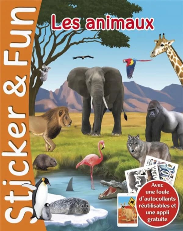 STICKER & FUN : Les animaux