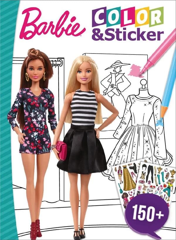 Barbie : Fashion color and sticker