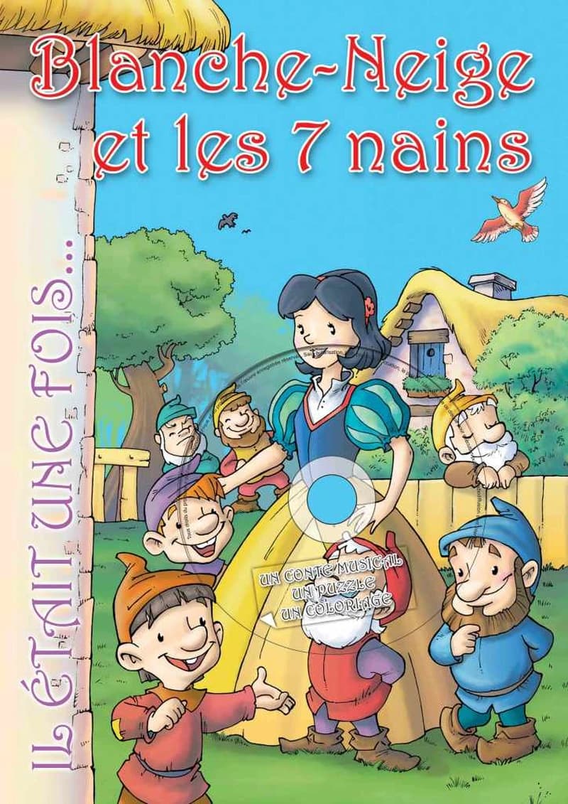 BLANCHE NEIGE ET LES 7 NAINS+CD