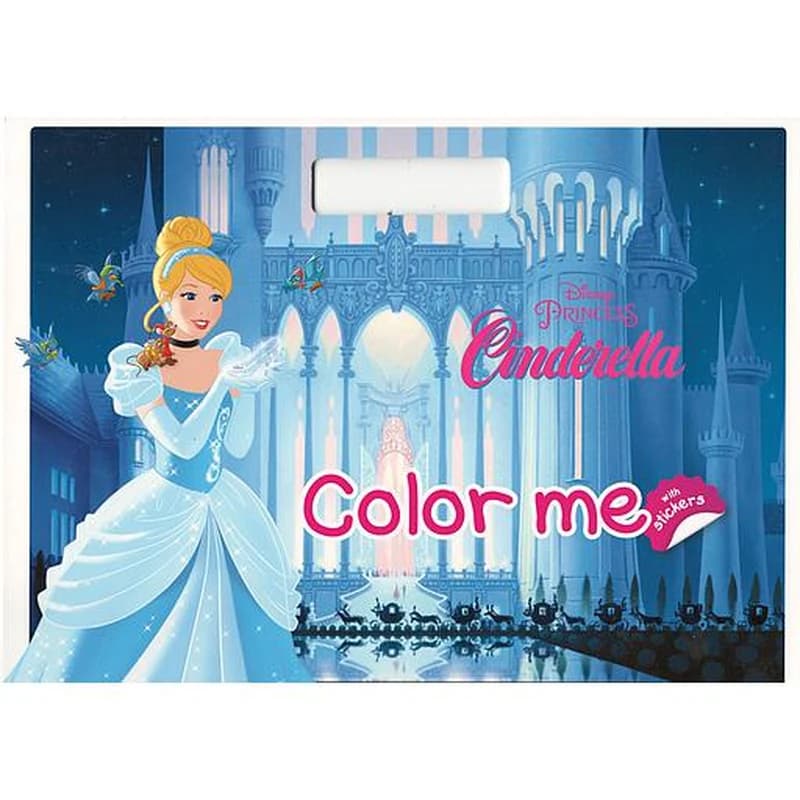 Disney Cenderella Color me with stickers