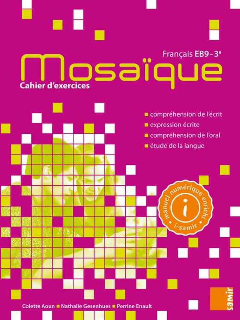 MOSAIQUE EB9 3 EME CAHIER D'EXERCICES
