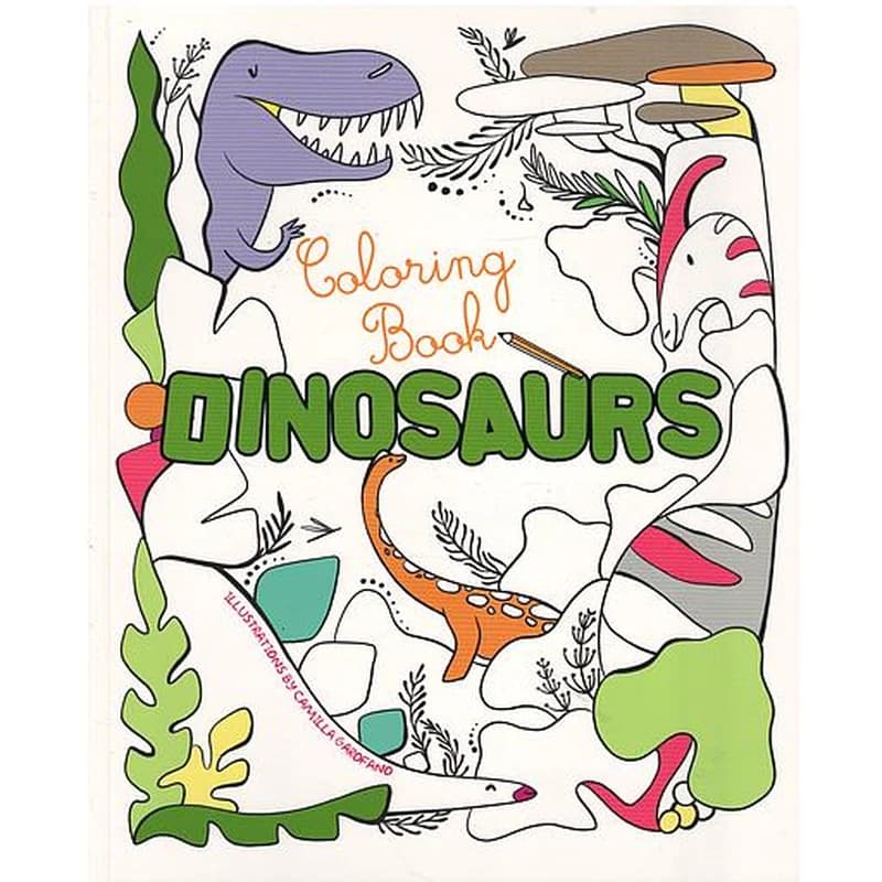 Coloring Book Dinosaurs