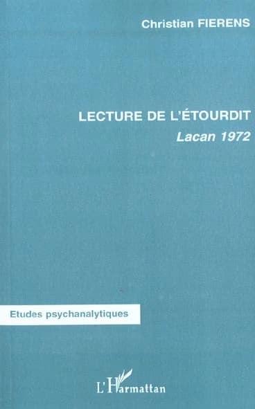 Lecture de l'etourdit ; lacan 1972