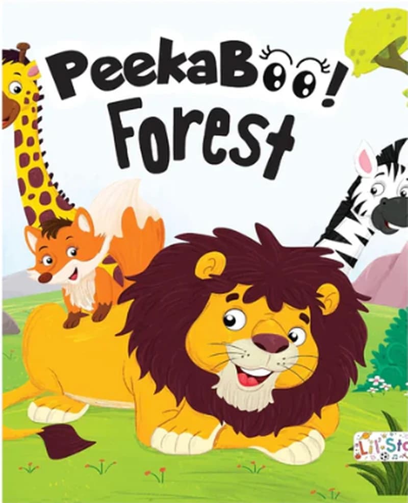 Peekaboo - Forest Board Book with Pictures for Kids
