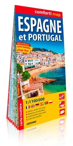 Espagne et Portugal : carte routière