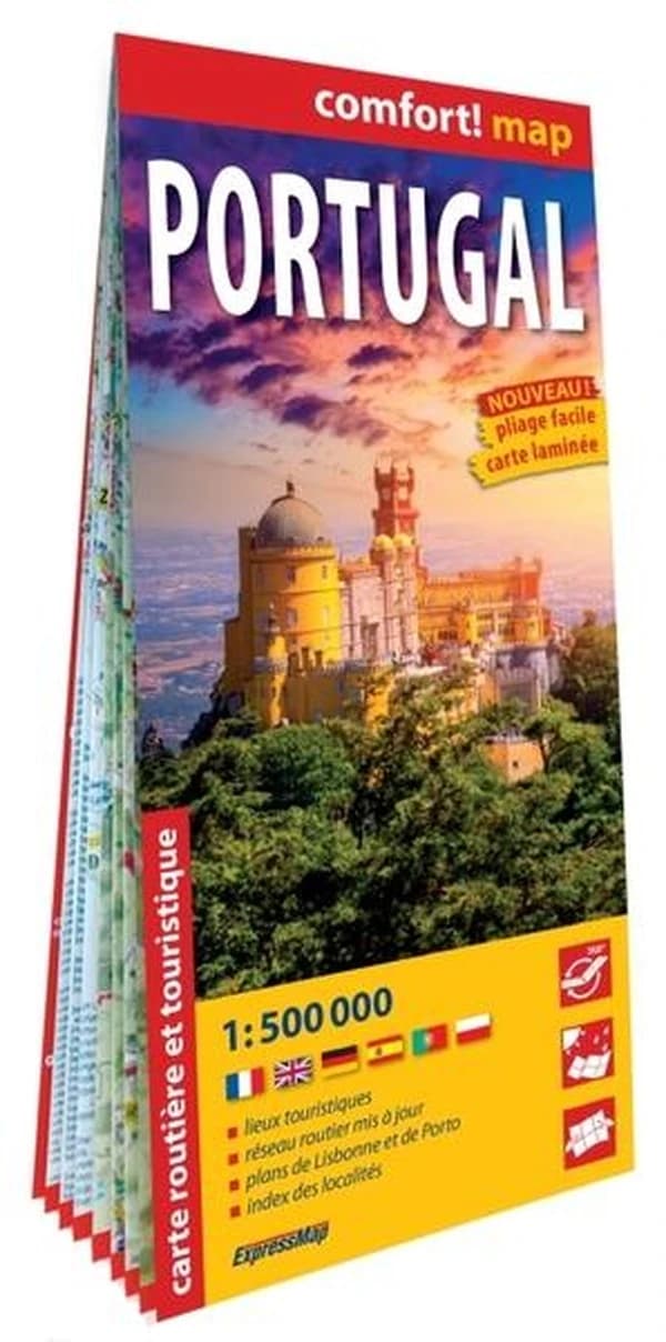 Portugal : carte routière et touristique