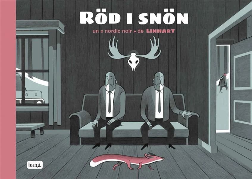 Röd i Snön : Rouge sur la neige