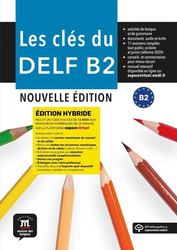 Les clés du Delf ; FLE ; livre de l'élève ; B2