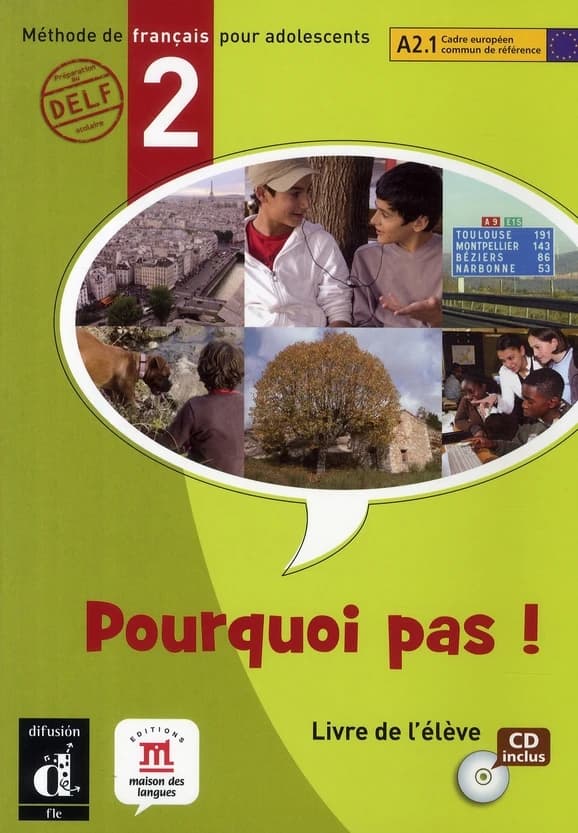 Pourquoi pas ! Tome 2 ; français ; livre de l'élève