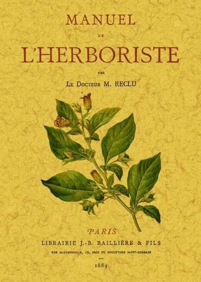 Manuel de l'herboristerie