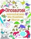 Dinosauroak koloreztatzeko eta itsasteko liburua
