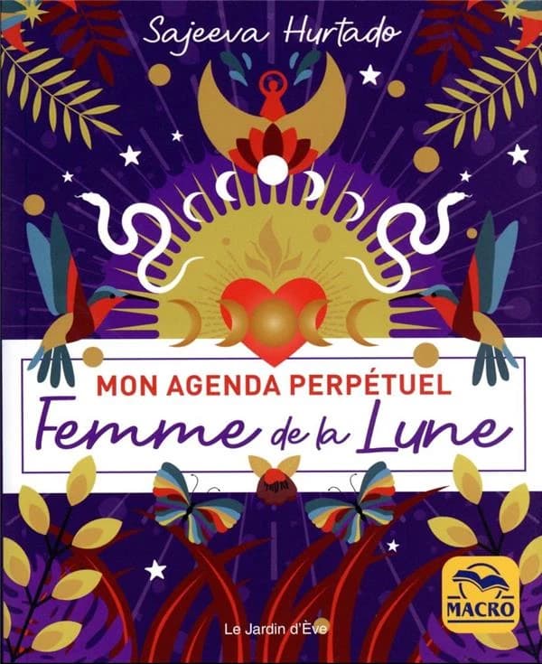 Mon agenda perpétuel femme de la lune