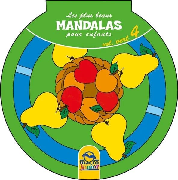 Les plus beaux mandalas pour enfants : volume 4 (vert)