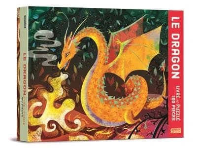 Le dragon ; livre et puzzle de 100 pièces