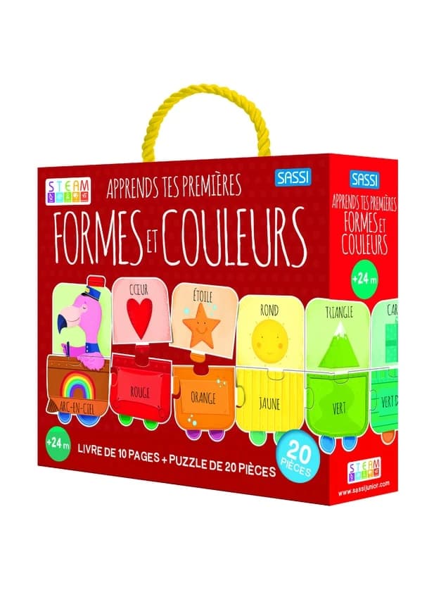 Steam puzzle : apprrends tes premières couleurs et formes