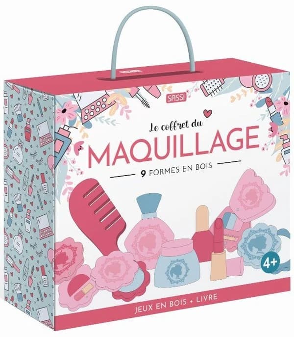 Jeux en bois et livre : le coffret du maquillage (édition 2021)