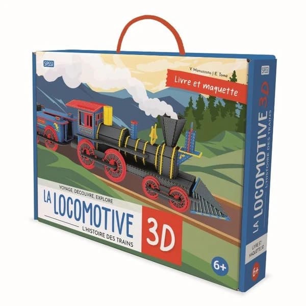 Voyage, découvre, explore : la locomotive 3D