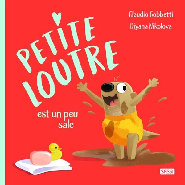 Petite loutre est toute sale