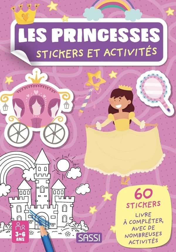 Livres d'activités : Les princesses : Stickers et activités