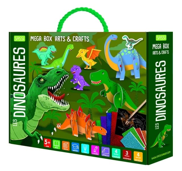 Méga box arts & crafts : Les dinosaures
