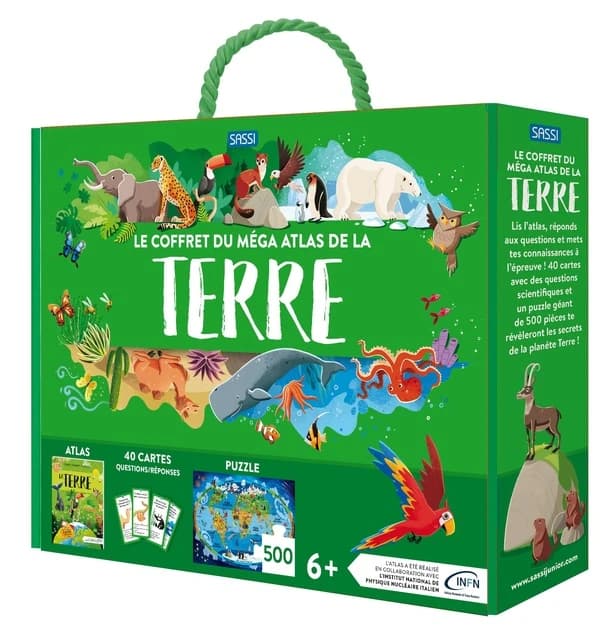 Le coffret du méga atlas de la Terre (édition 2023)