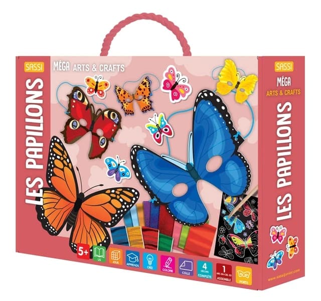 Méga box arts & crafts : Les papillons