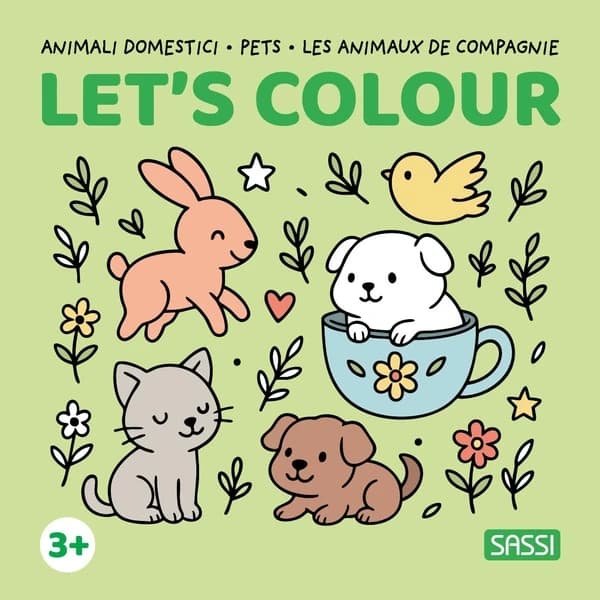 Let's colour : Les animaux de compagnie