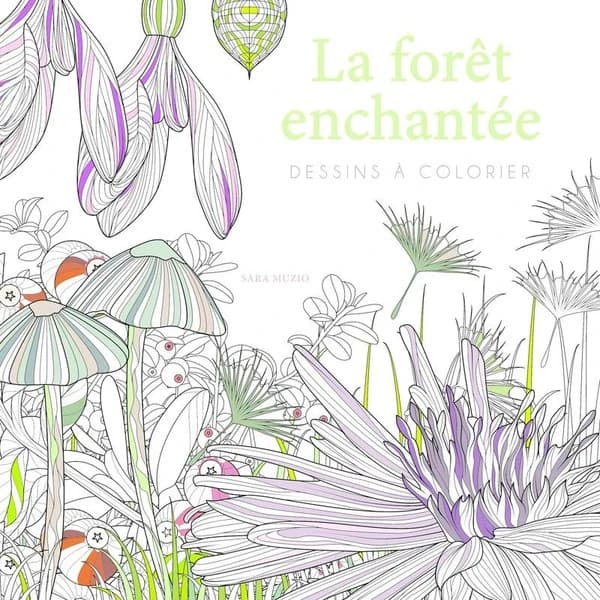 La forêt enchantée : dessins à colorier