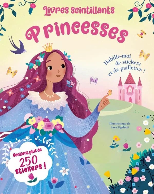Livres scintillants : princesses