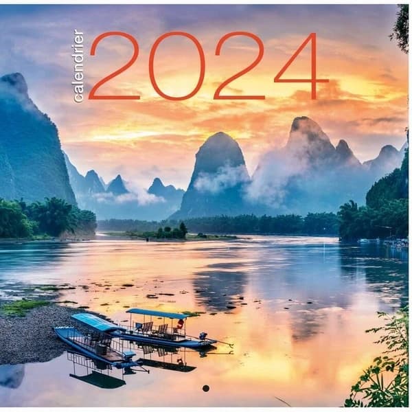 Calendrier mural nature vierge (édition 2024)