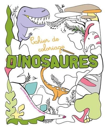 Cahier de coloriage : Dinosaures