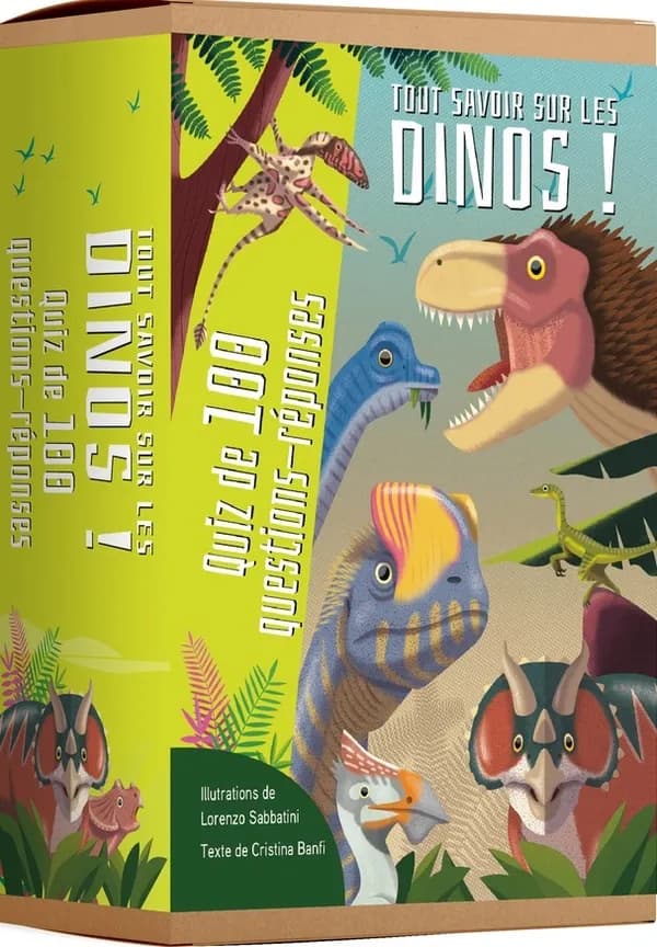 Tout savoir sur les dinos ! Quiz de 100 questions-réponses