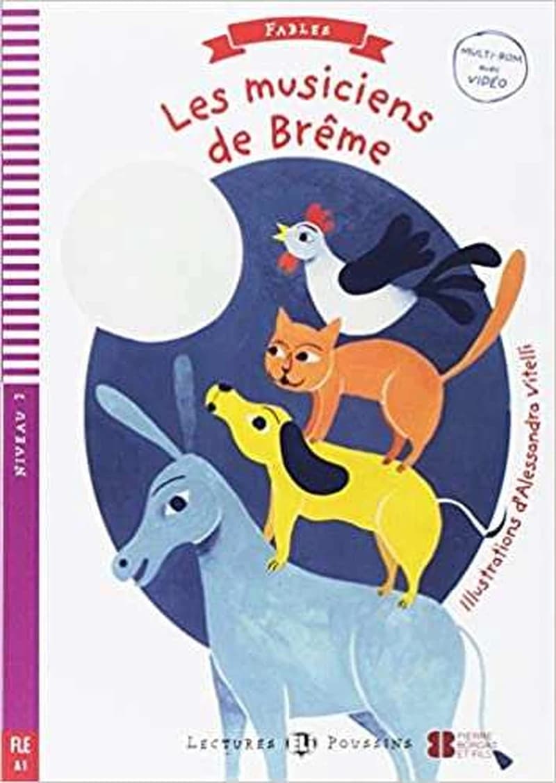 Eli Poussins : Les Musiciens de Brême (Niveau 2)+Video Multi-Rom