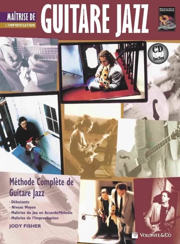 Guitare jazz debutant tab + cd (french edition) +cd