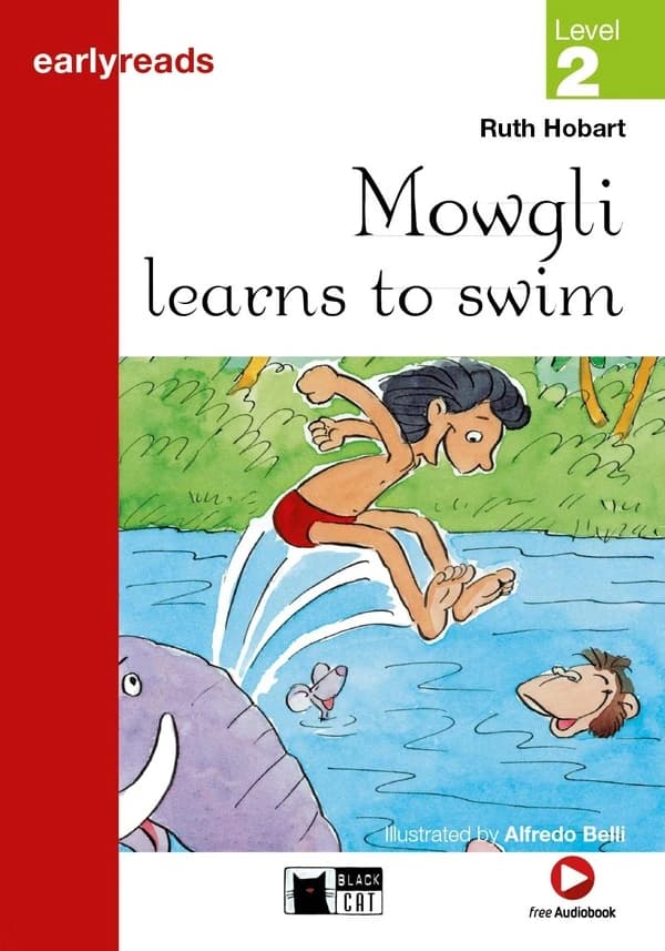 Mowgli Learns To Swim (Pre-level A1